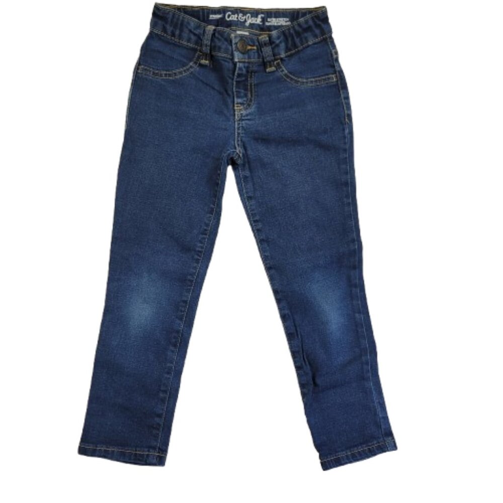 Cat & Jack Straight Jeans Girls Sz 4